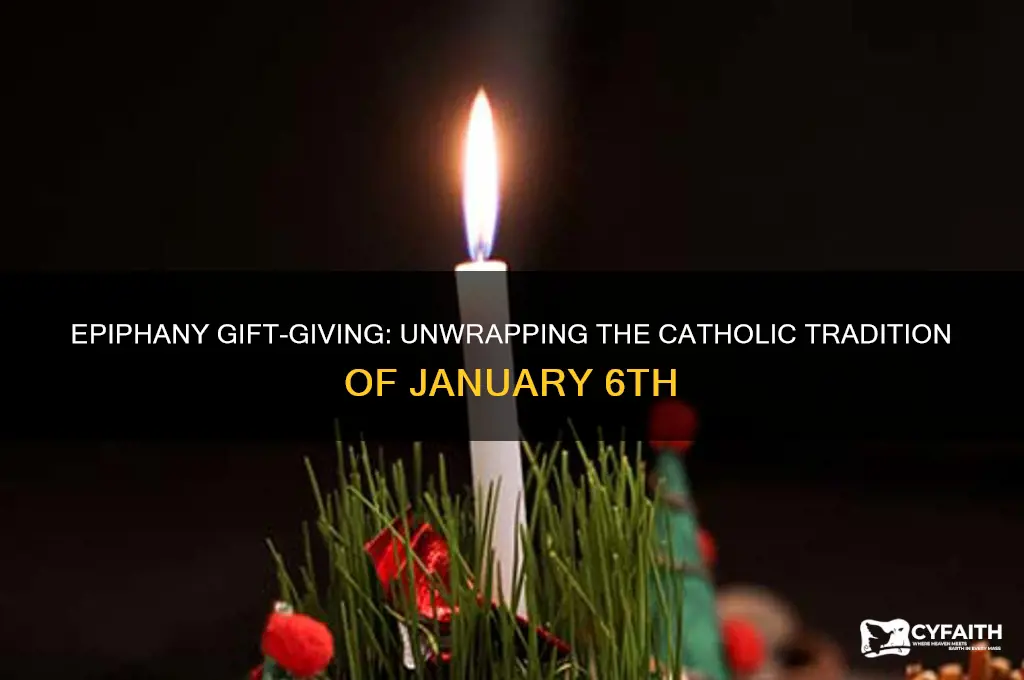 why do some catholics exchange gifts on january 6
