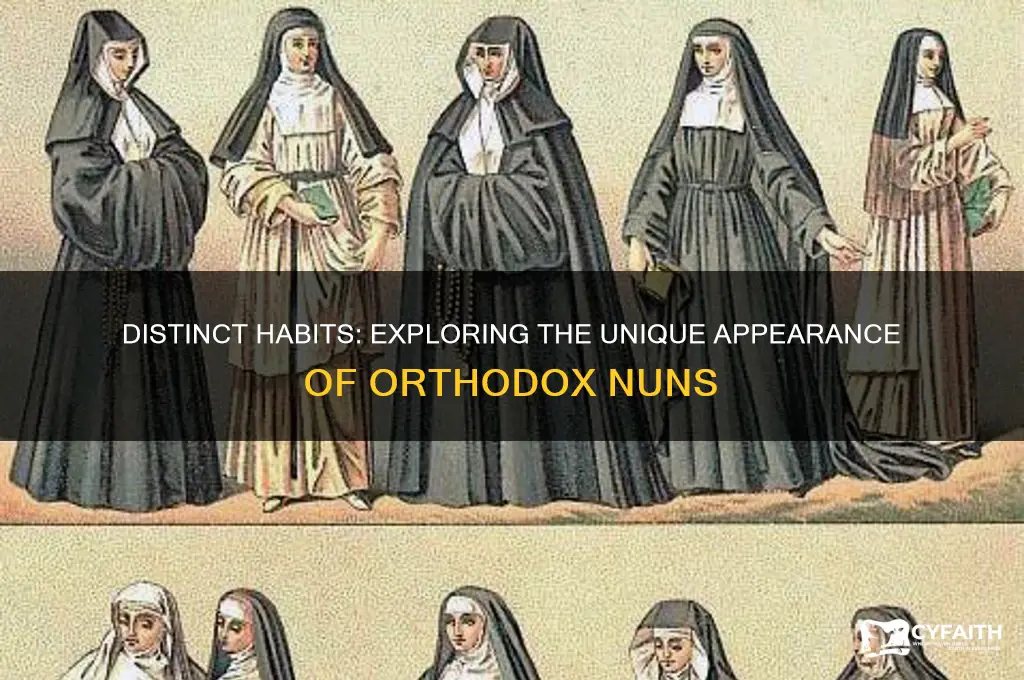 why do some orthodox nuns look different