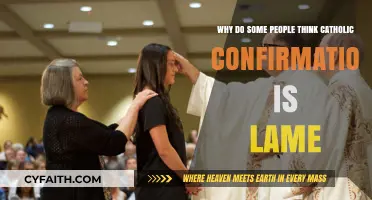 Why Catholic Confirmation Often Feels Lame to Some People