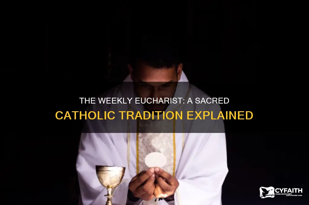 why do the catholics have the eucharist each week