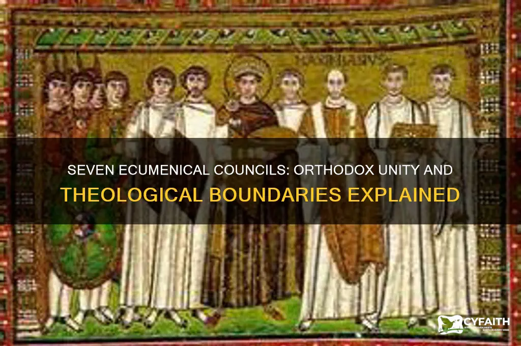 why do the orthodox only accept seven ecumenical councils