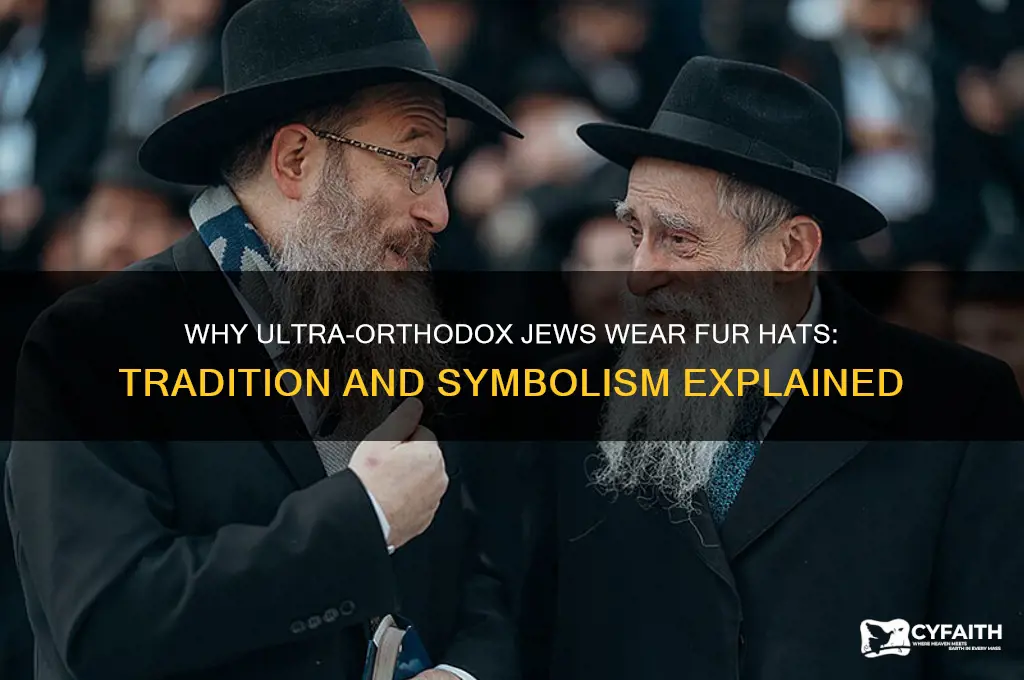 why do ultra orthodox wear fur hats