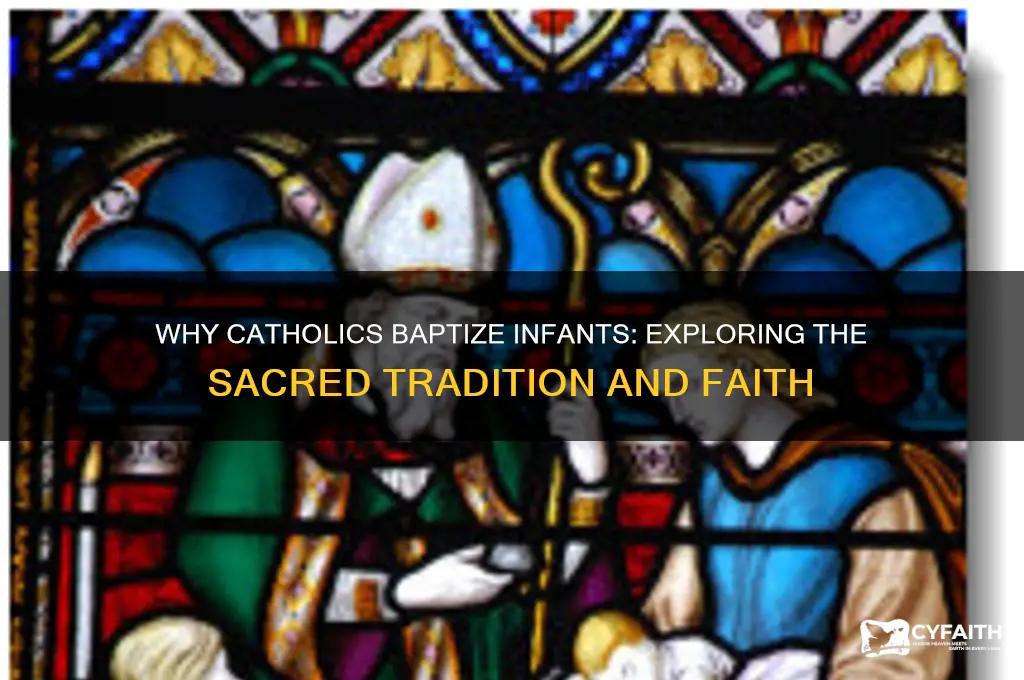 why do we baptize infants catholic