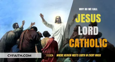 Why Catholics Call Jesus 'Lord': Exploring the Sacred Title's Meaning