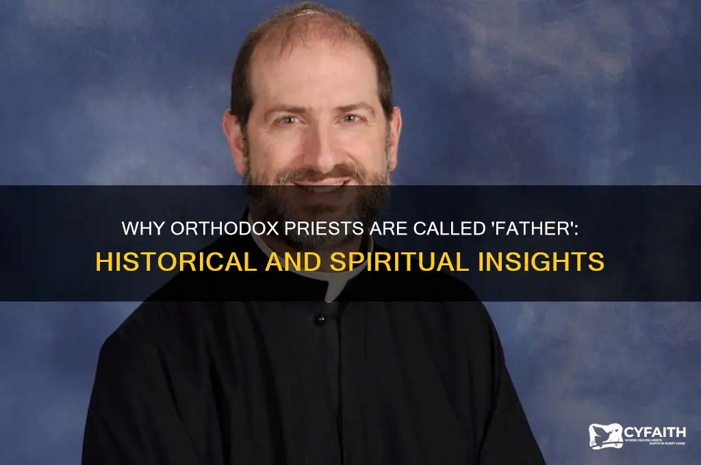 why do we call priests father orthodox