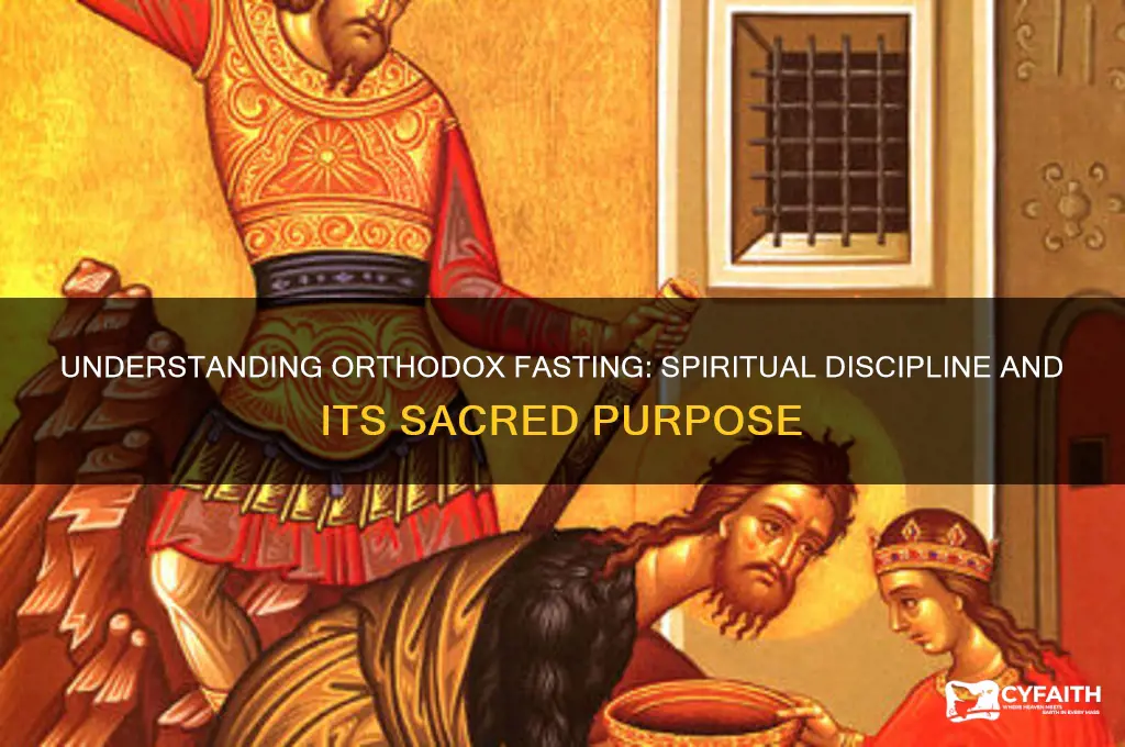 why do we fast in the orthodox church