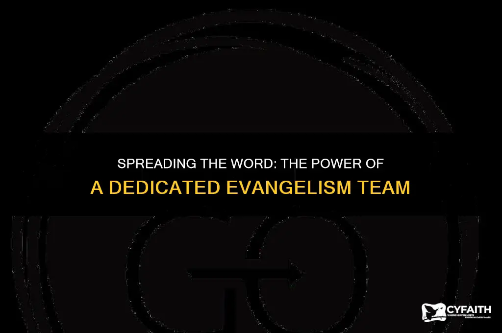 why do we need an evangelism team