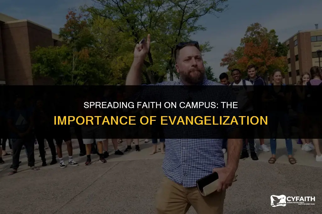 why do we need to do campus evangelization