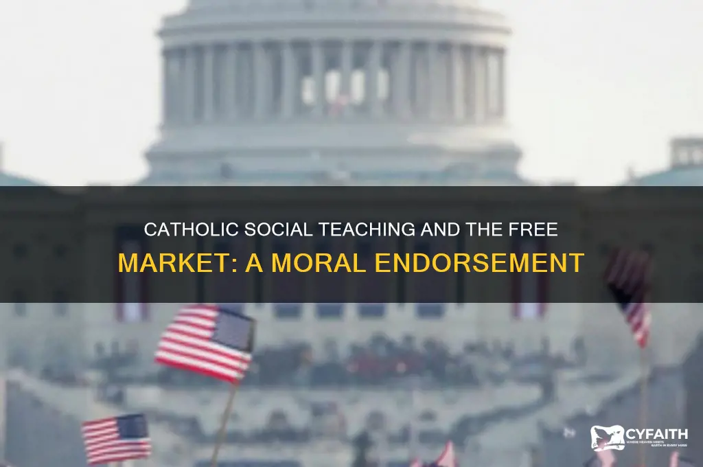 why does catholic social teaching endorse a free market system