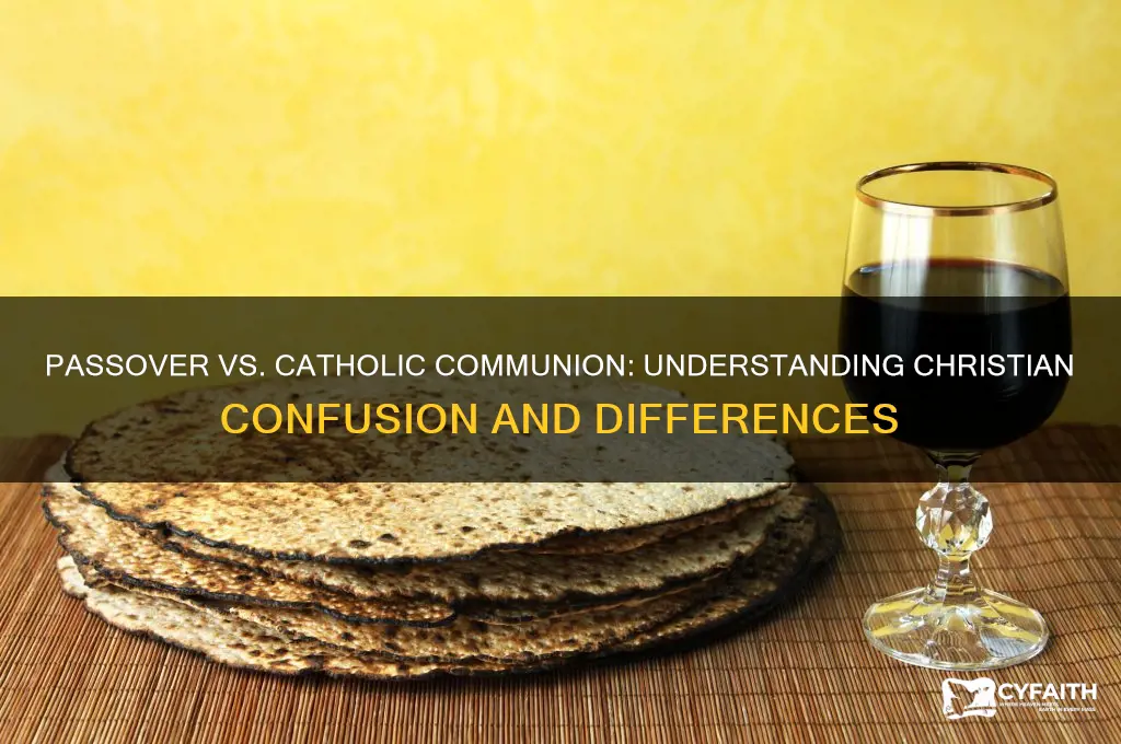 why does christians confuse passover catholic communion