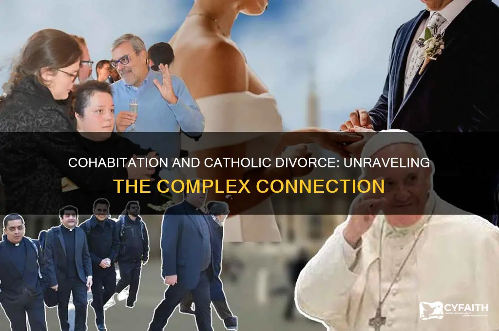 why does cohabitation lead to divorce catholic