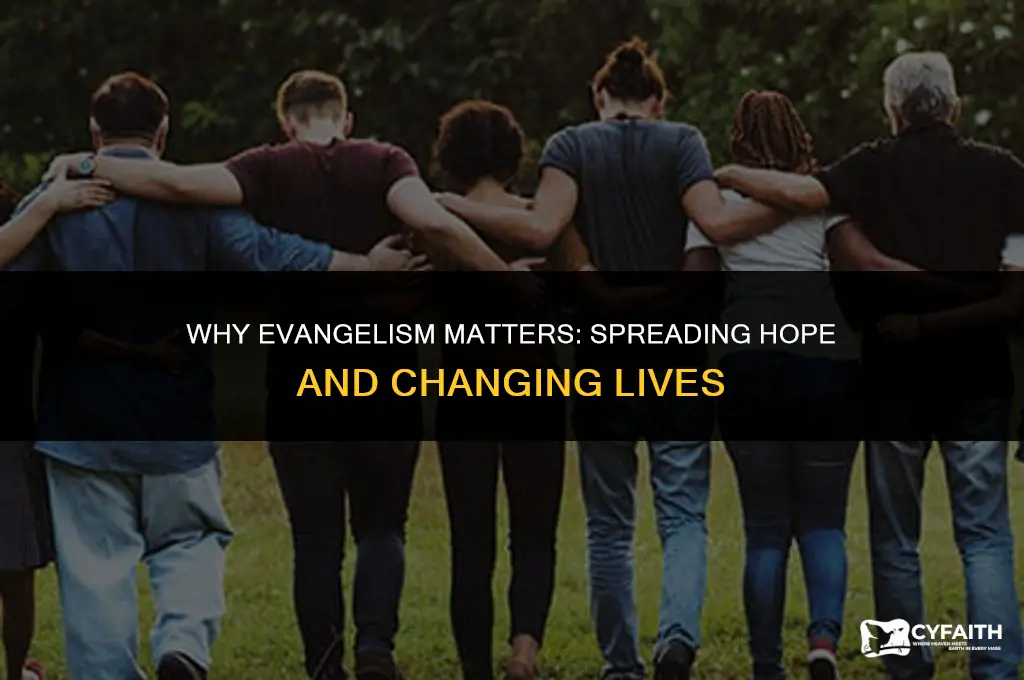 why does evangelism matter