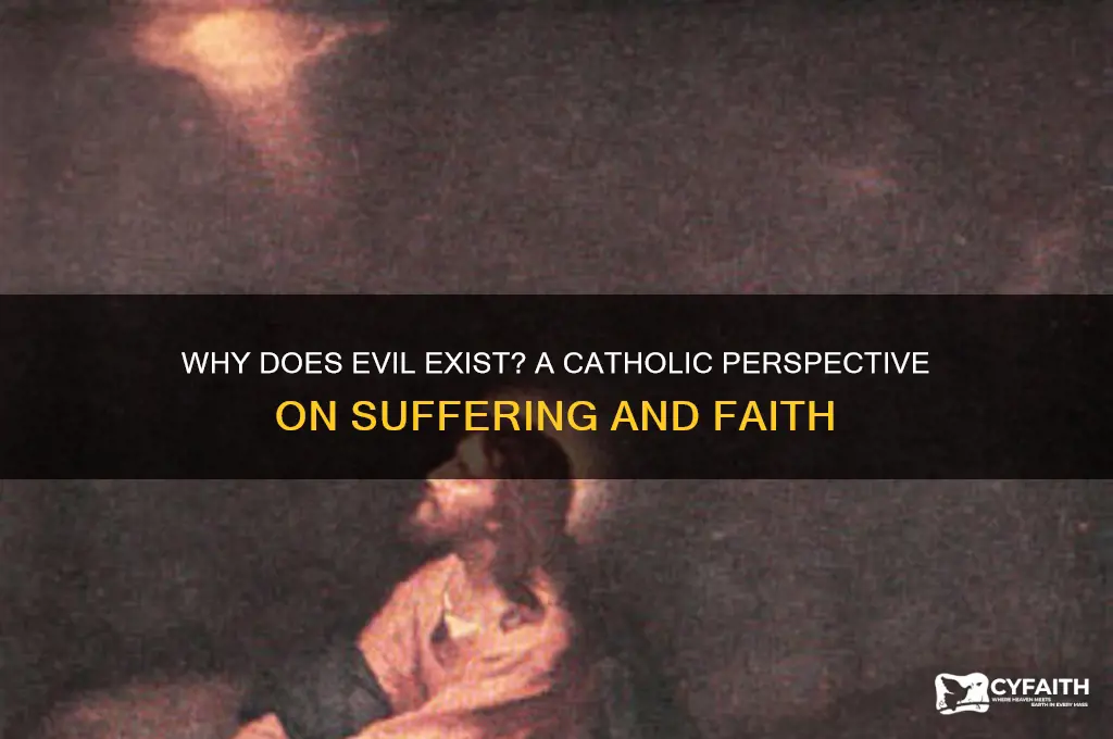 why does evil exist catholic