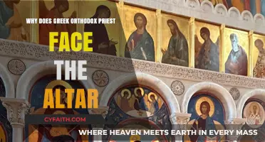 Why Greek Orthodox Priests Face the Altar During Liturgy