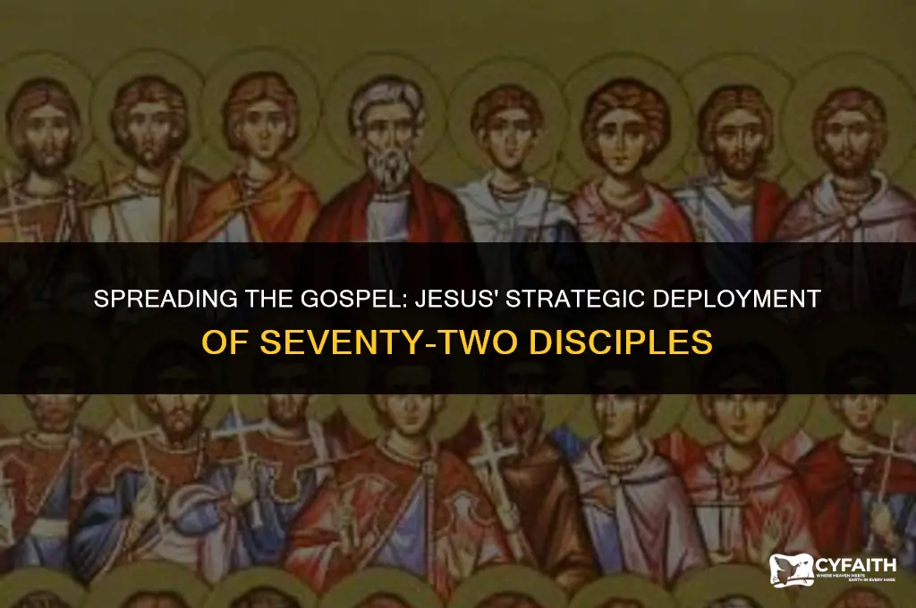why does jesus send out seventy-two disciples to evangelize