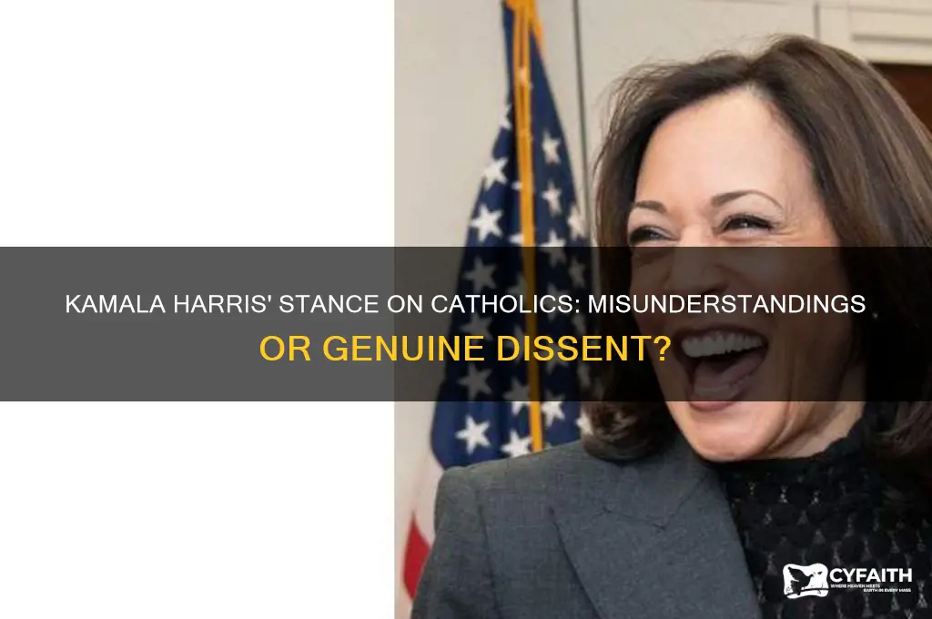 why does kamala harris hate catholics
