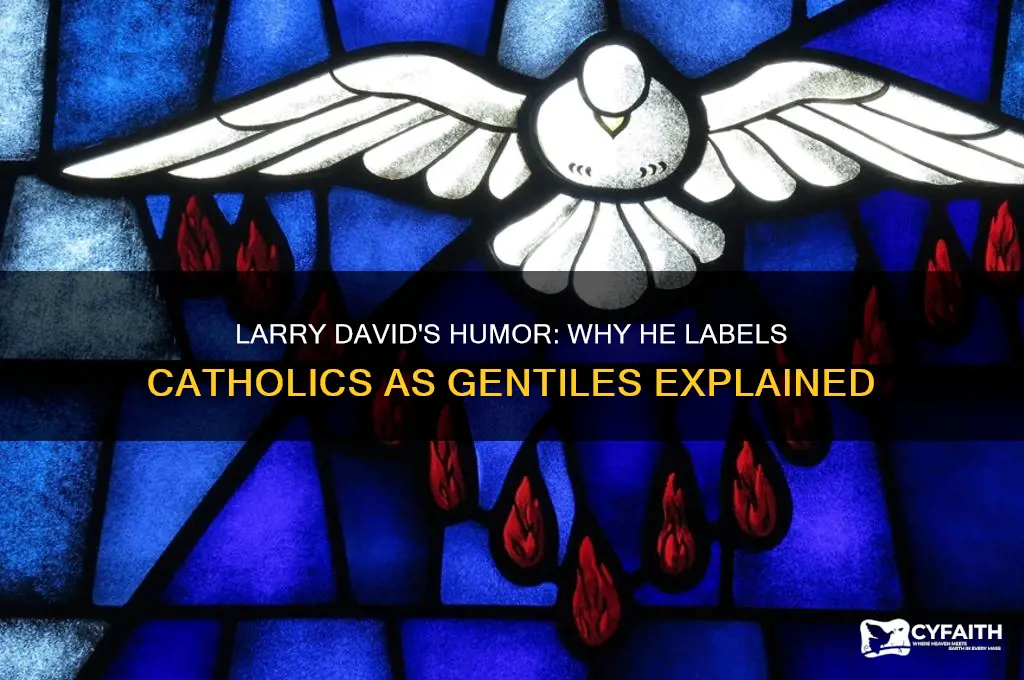 why does larry david call catholics gentiles