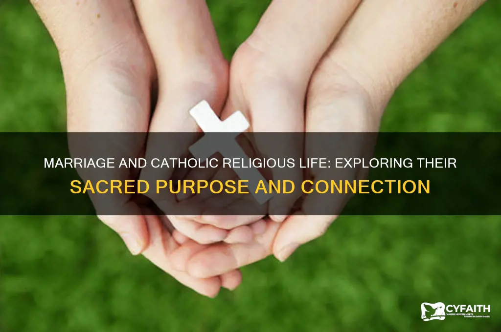why does marriage exist catholic religious life
