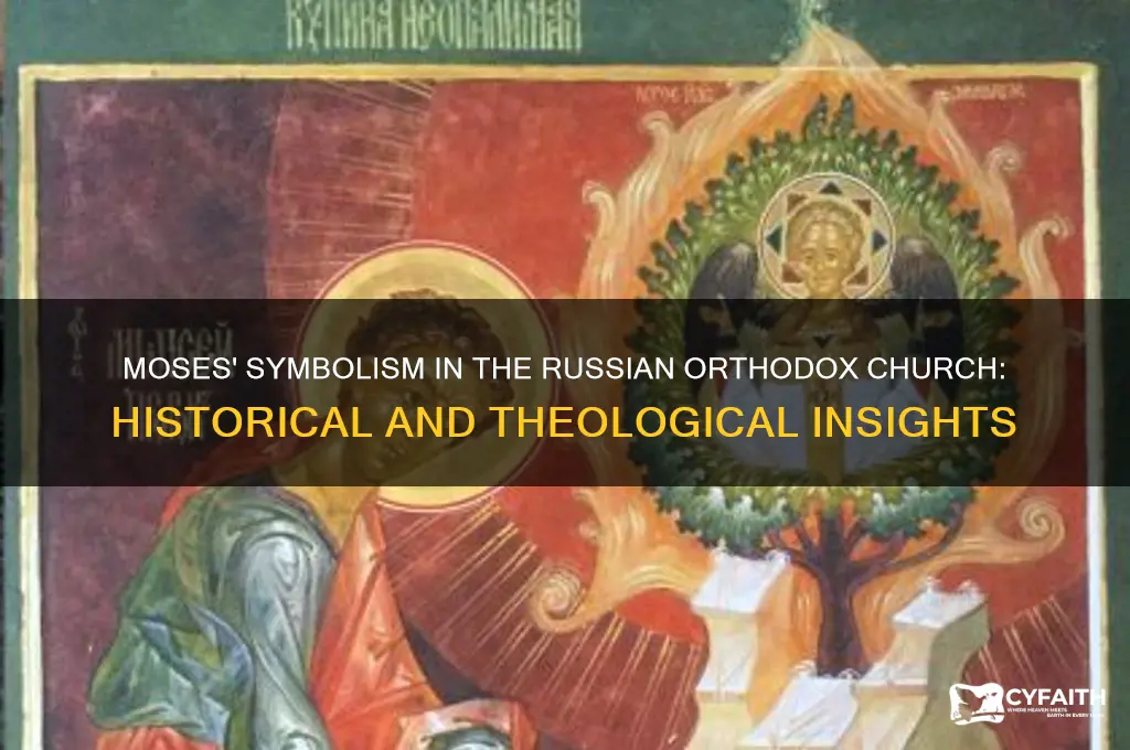why does moses represent the russian orthodox church