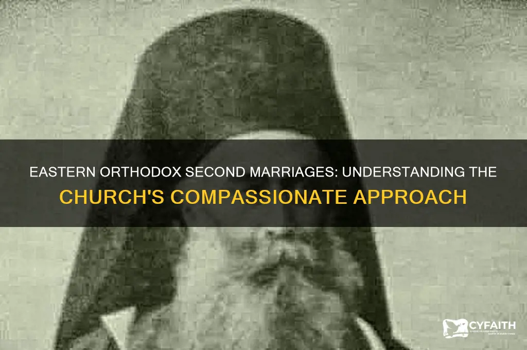 why does the eastern orthodox permit second marriages