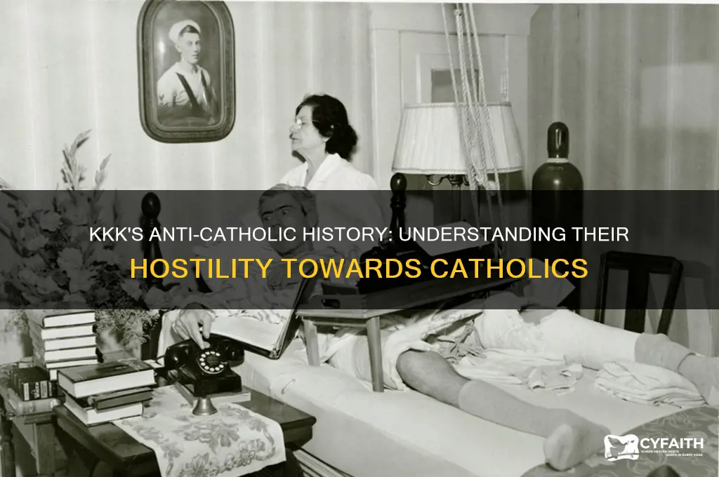 why does the kkk ate catholics