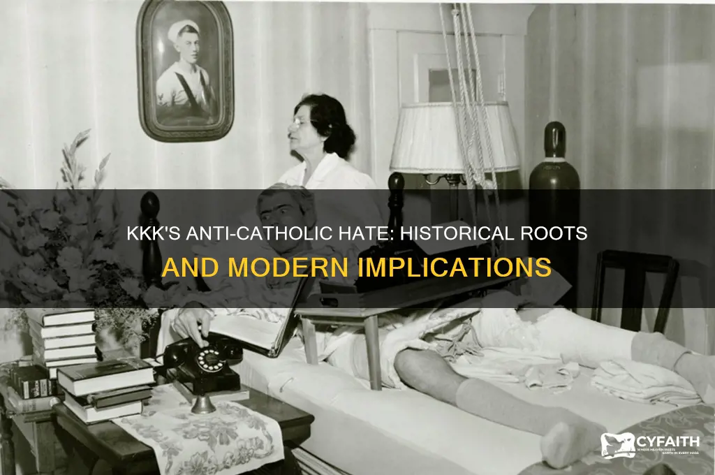 why does the kkk target catholics