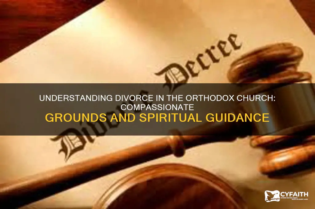 why does the orthodox church allow divorce