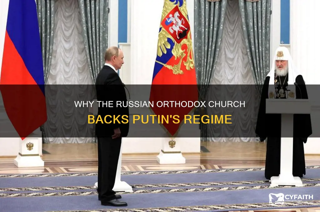why does the russian orthodox church support putin