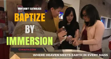 Why Catholics Don't Baptize by Immersion: Exploring the Tradition