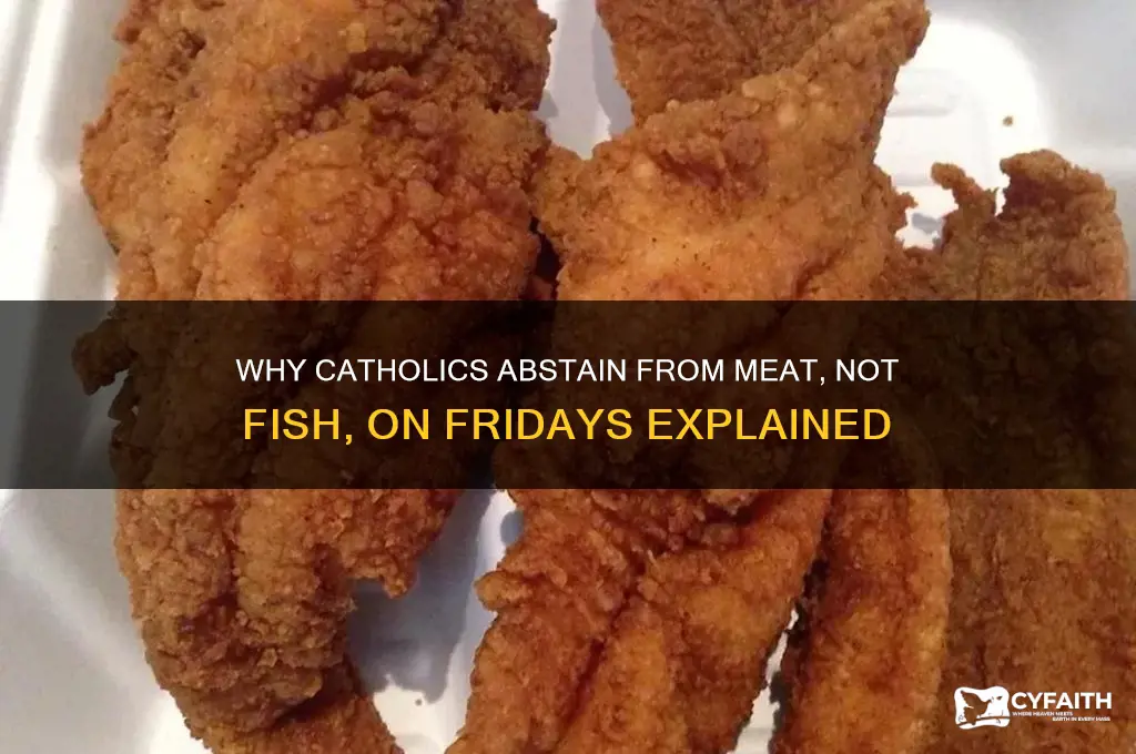 why dont catholics eat fish on fridays real reason