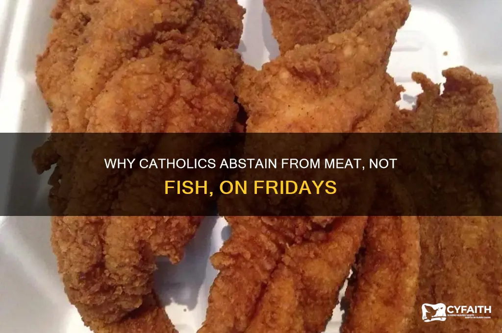 why dont catholics eat fish on fridays