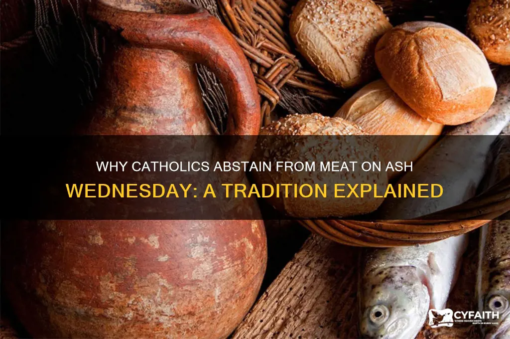 why dont catholics eat meat on ash wednesday