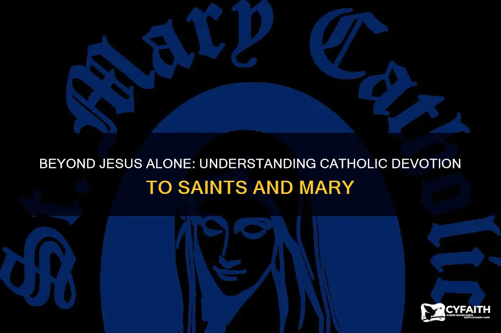 why dont catholics focus on jesus only