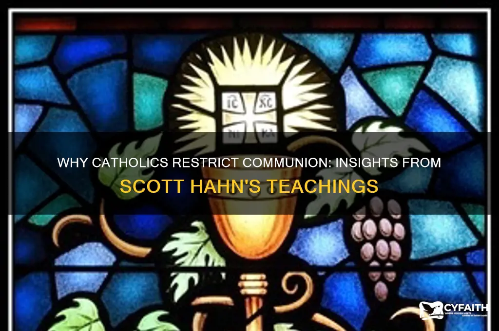 why dont catholics have open communion scott hanh