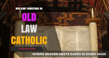 Why Don't Christians Follow Old Testament Laws in Catholicism?