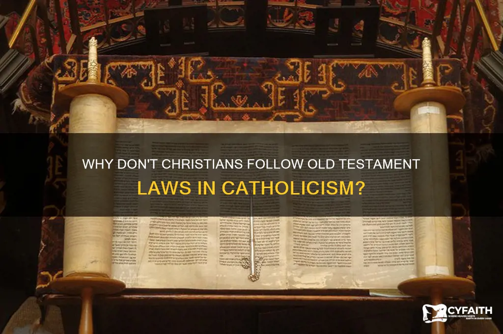 why dont christians do old law catholic
