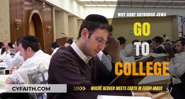 Orthodox Jews and Higher Education: Cultural Priorities Over College Degrees