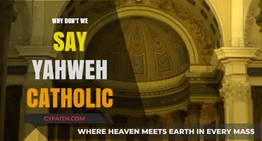 Why Catholics Avoid Saying 'Yahweh': Exploring Sacred Name Traditions