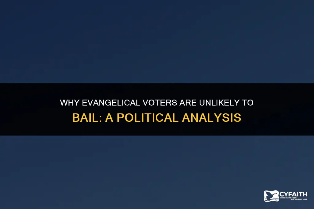 why evangelical voters are unlikely to bail