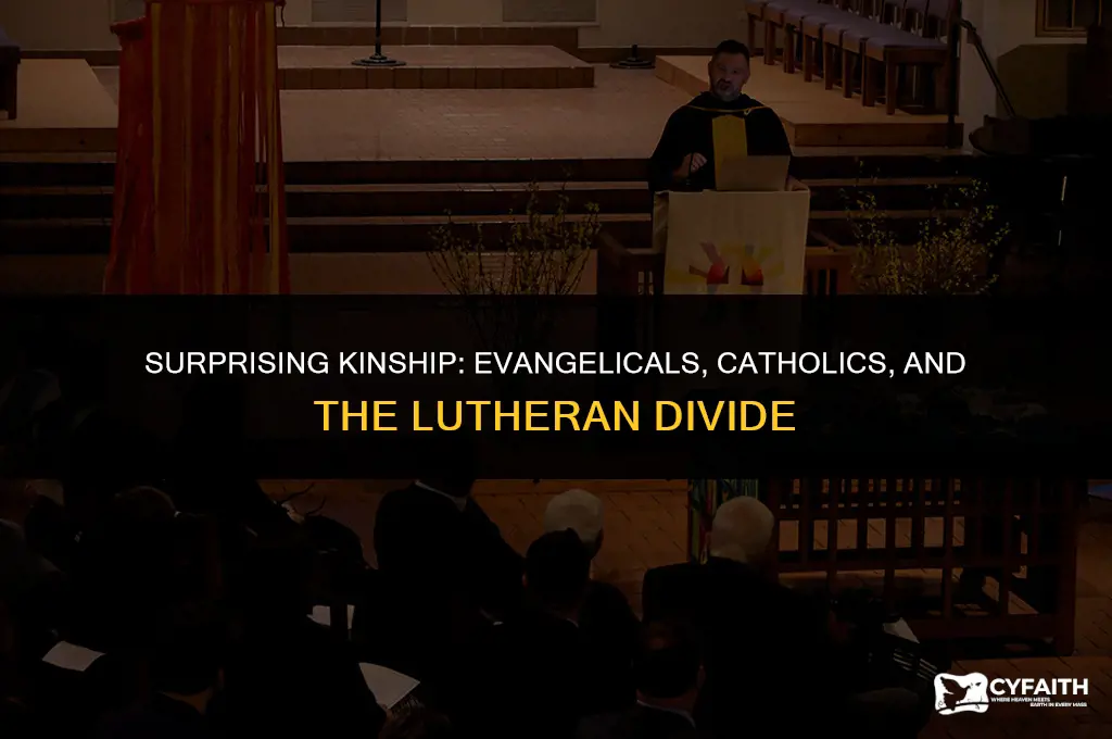 why evangelicals have more in common with catbolics than lutherans