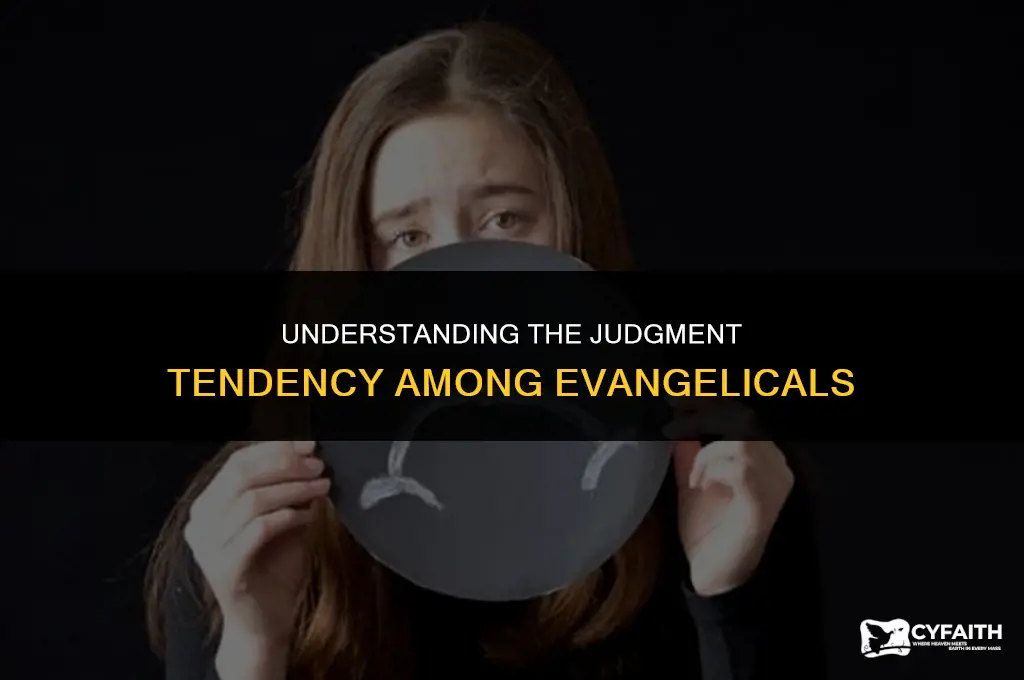 why evangelicals like to judge