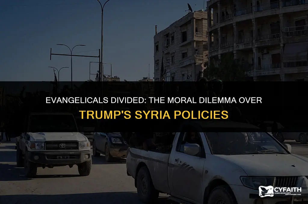 why evangelicals oppose trump over syria