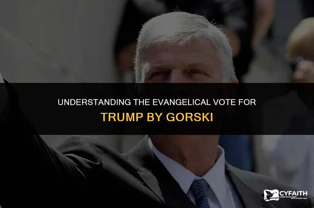 why evangelicals voted for trump by gorski
