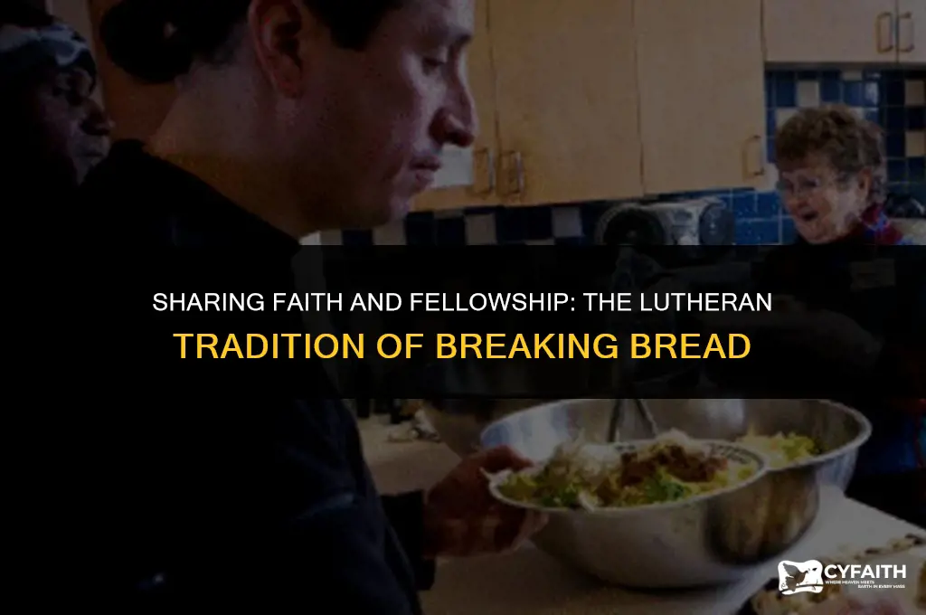 why gather encounter share a meal and send lutheran