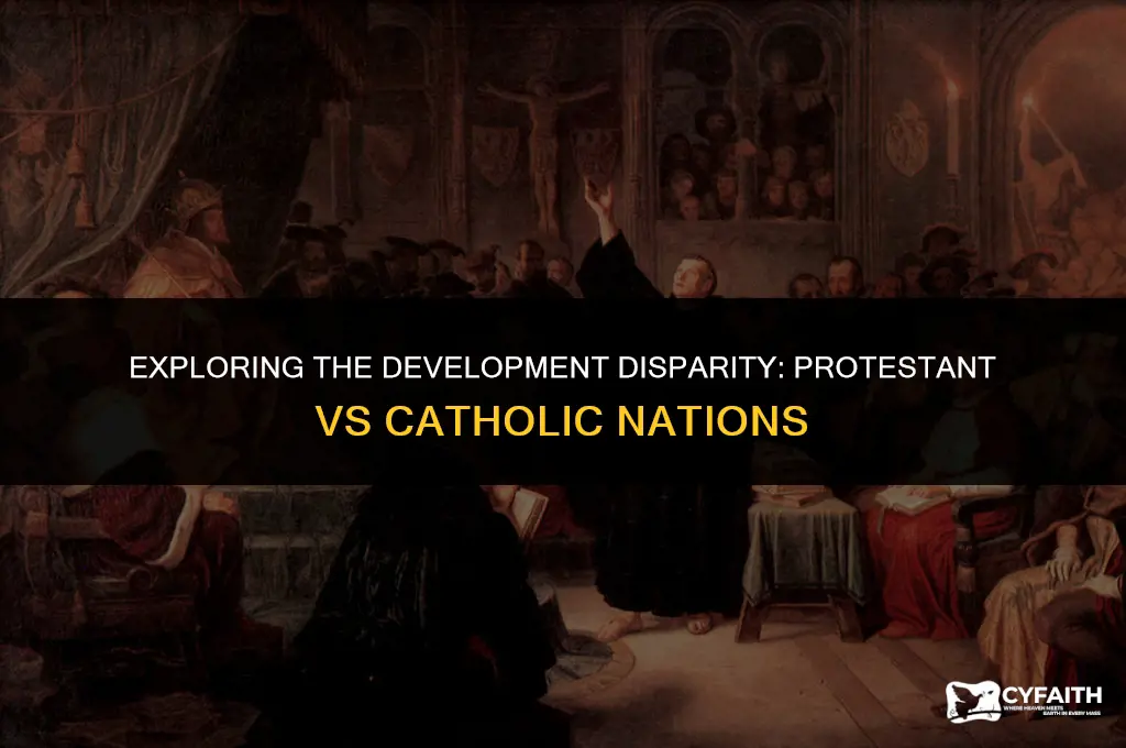 why have protestant nations developed more than catholic ones