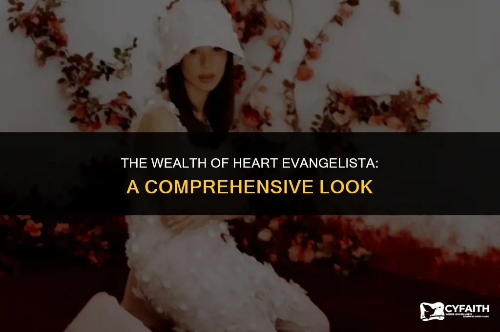 why heart evangelista is rich