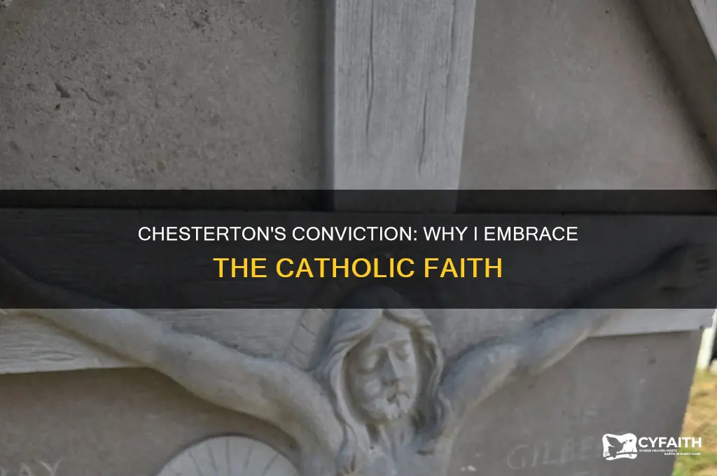 why i am catholic chesterton
