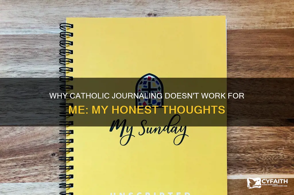 why i hate catholic journaling