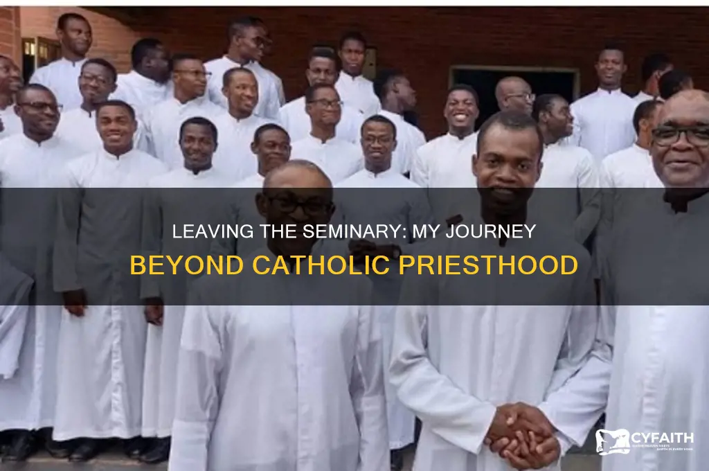 why i left the catholic seminary