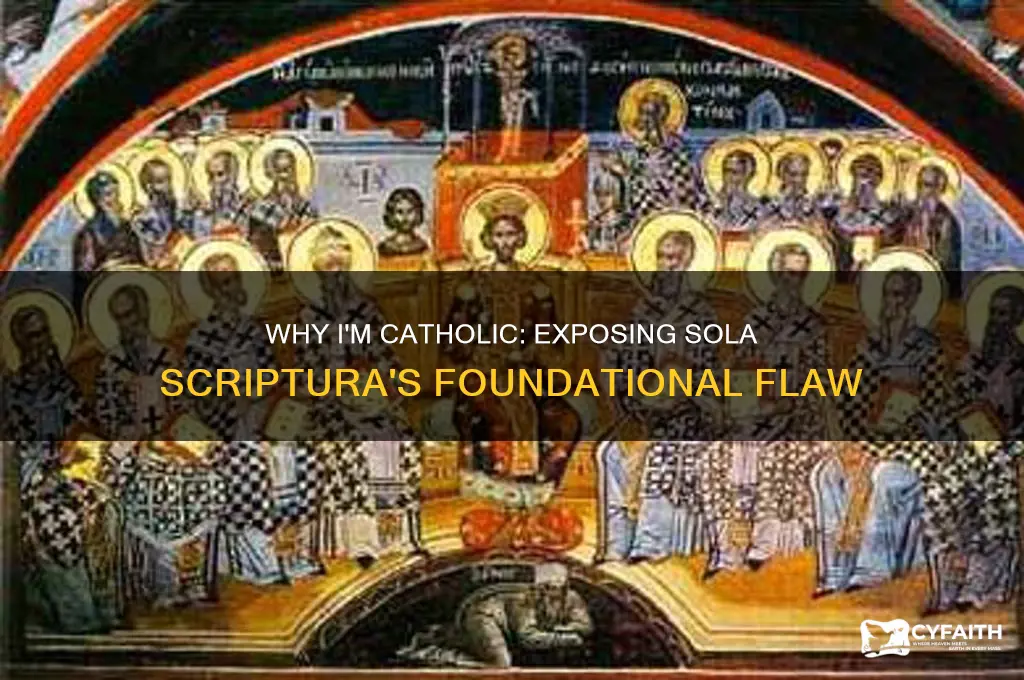 why i m catholic the foundational error of sola scriptura